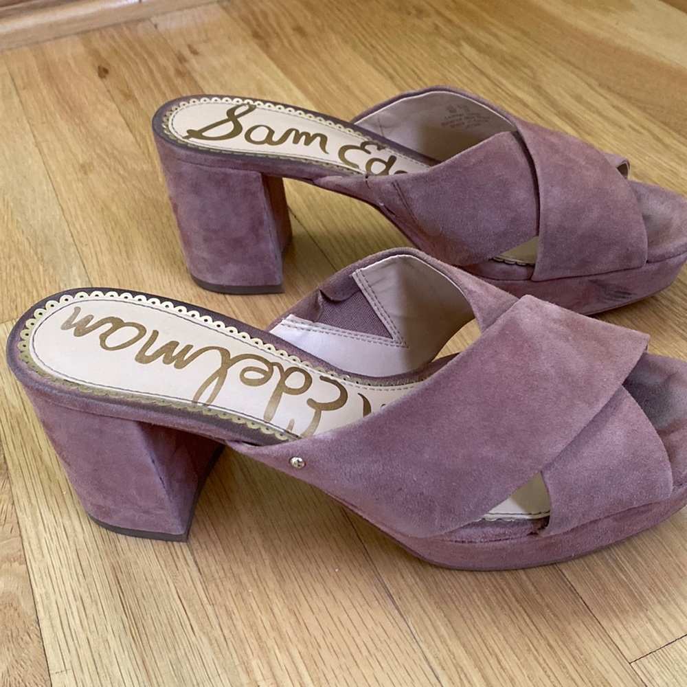 Sam Edelman pink platform size 8
